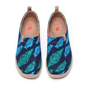 UIN Men's Walking Travel Shoes Slip On Casual Comfort Loafers (Charm of Bali)